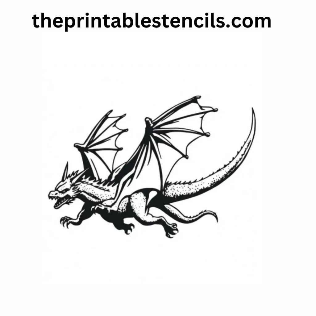 25 Free Printable Dragon Stencils And Silhouettes 25 Free Printable Dragon Stencils And Silhouettes