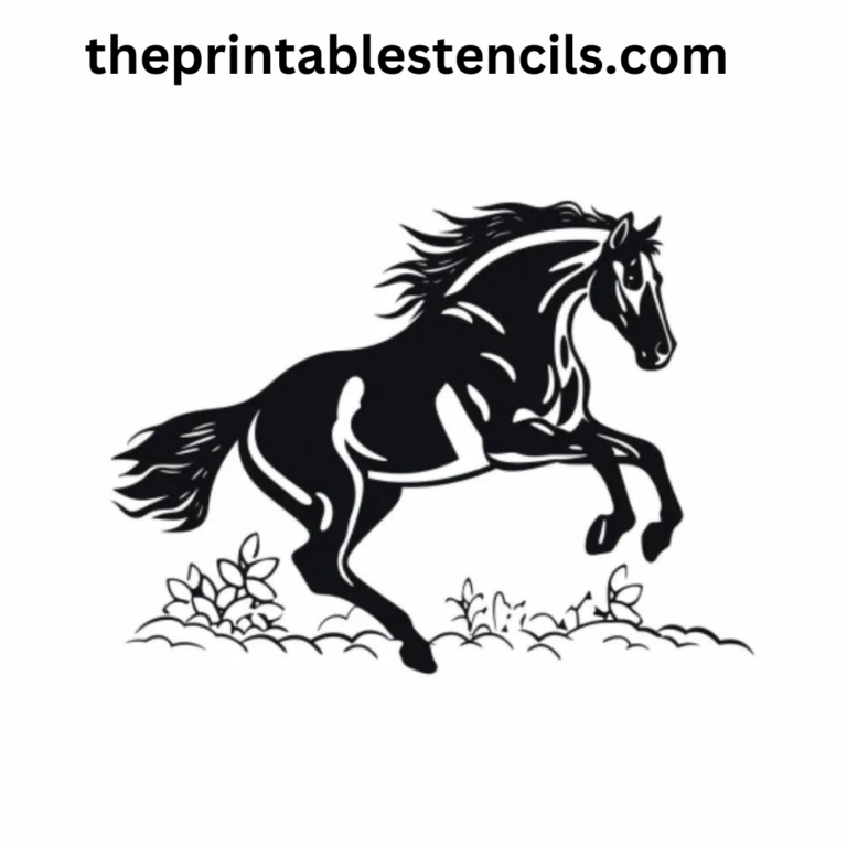 printable-horse-stencils-and-silhouettes