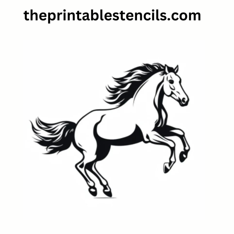 printable-horse-stencils-and-silhouettes