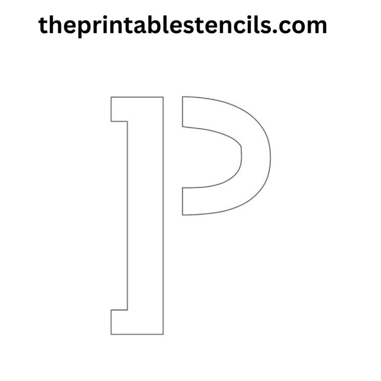 Free Printable 5 Inch Letter Stencils A-Z