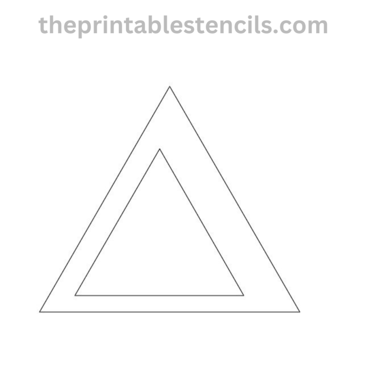 Free Printable Greek Letter Stencils