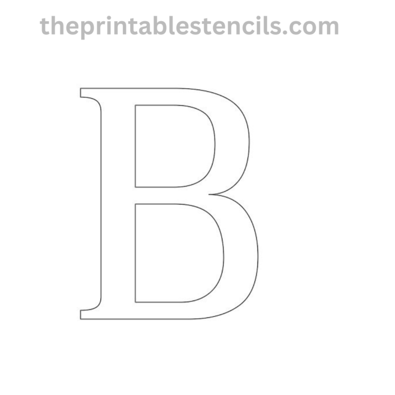 Free Printable Greek Letter Stencils