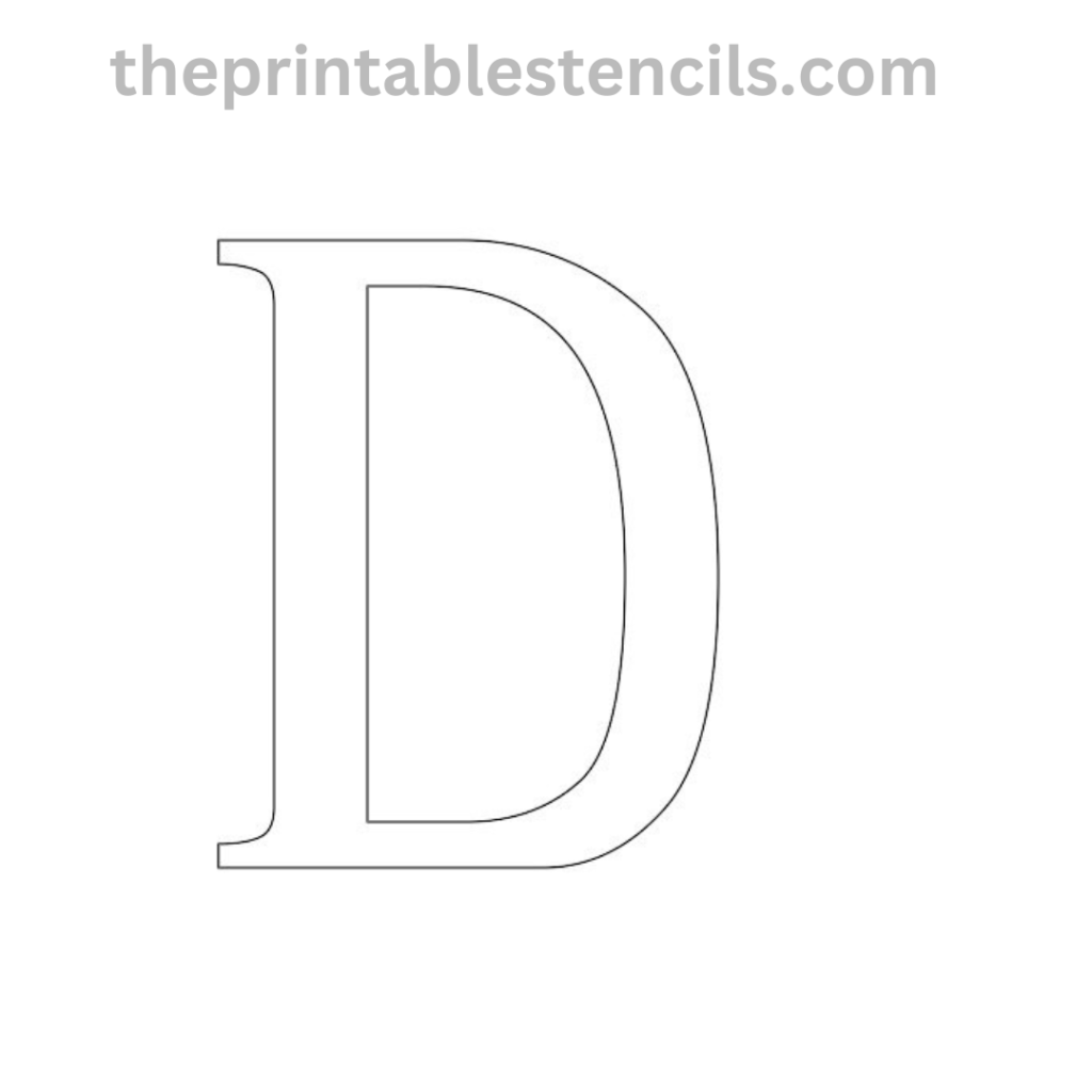 Free Printable Greek Letter Stencils