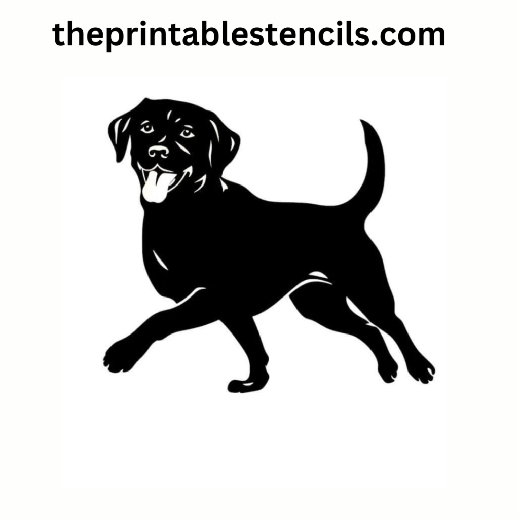 Free Printable Dog Stencils ( 9 Different Dogs)