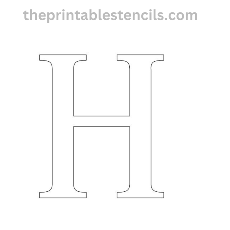 Free Printable Greek Letter Stencils