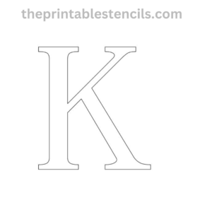 Free Printable Greek Letter Stencils