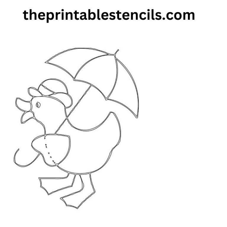 Free Printable Duck Stencils