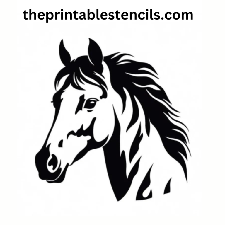 printable-horse-stencils-and-silhouettes