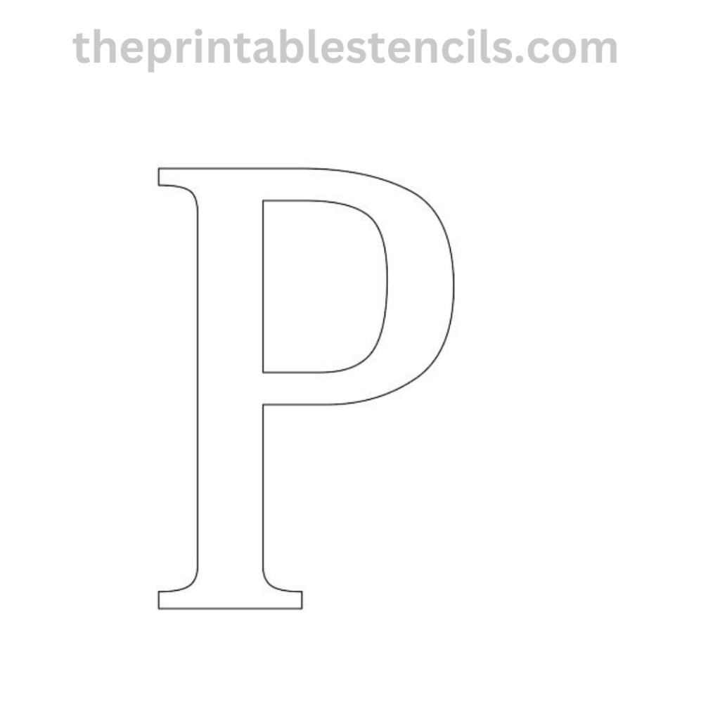 Free Printable Greek Letter Stencils