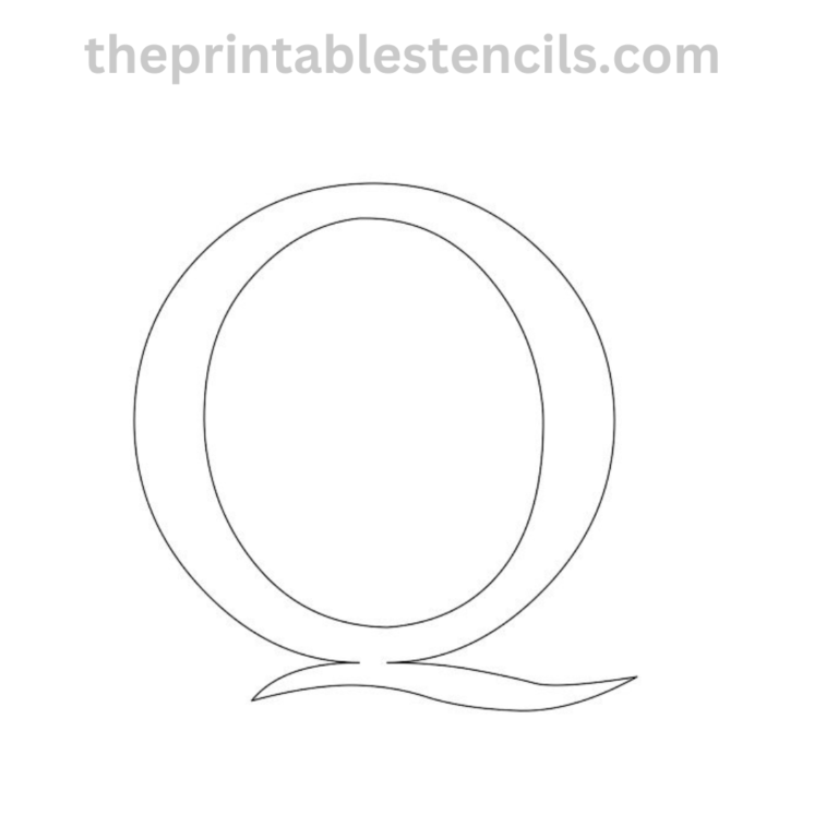 Free Printable Greek Letter Stencils