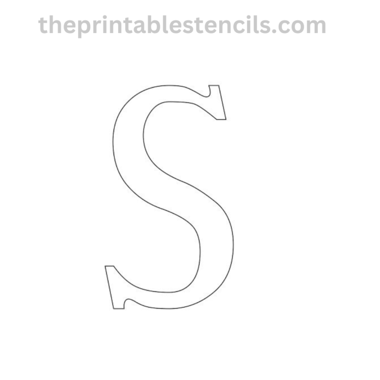 Free Printable Greek Letter Stencils