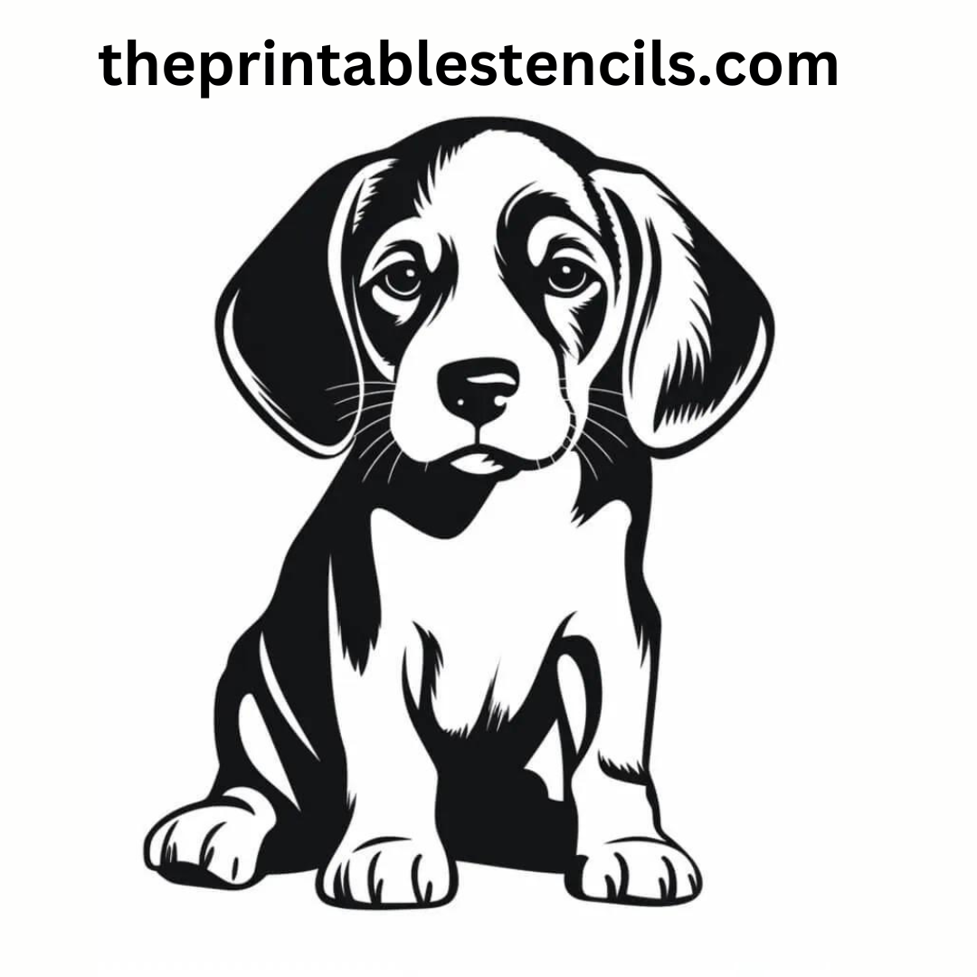 Free Printable Dog Stencils ( 9 Different Dogs)