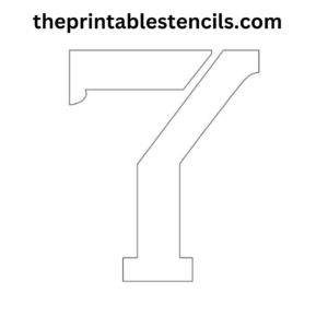Free Printable 2 Inch Number Stencils 1-10 - The Printable Stencils