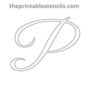 Free Printable Cursive Alphabet Letters Stencils