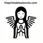 22 Free Printable Angel Stencils
