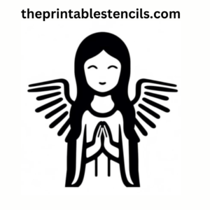 22 Free Printable Angel Stencils