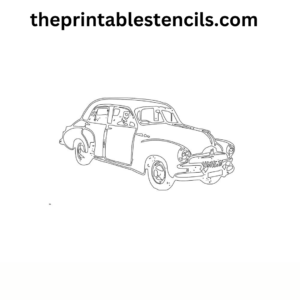 Free Printable Classic Car Stencils