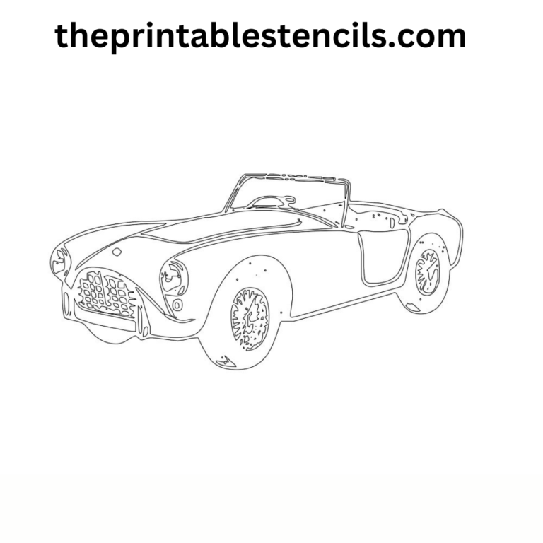 Free Printable Classic Car Stencils