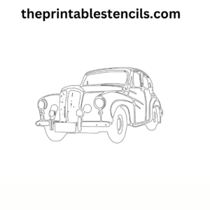 Free Printable Classic Car Stencils