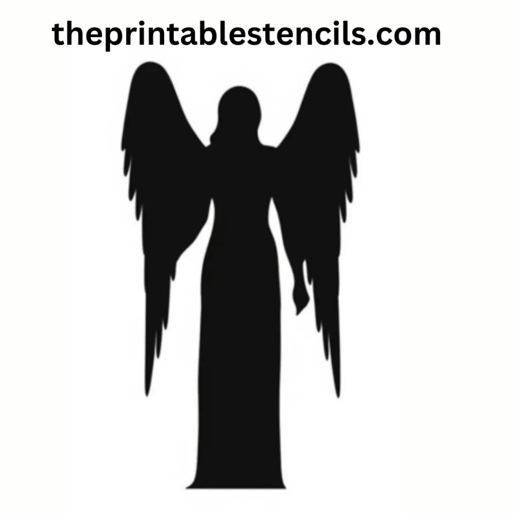 22 Free Printable Angel Stencils