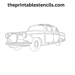 Free Printable Classic Car Stencils