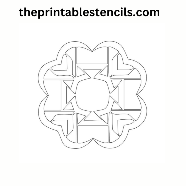 24 Free Printable Damask Stencil Patterns