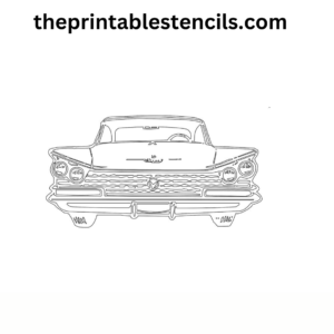 Free Printable Classic Car Stencils