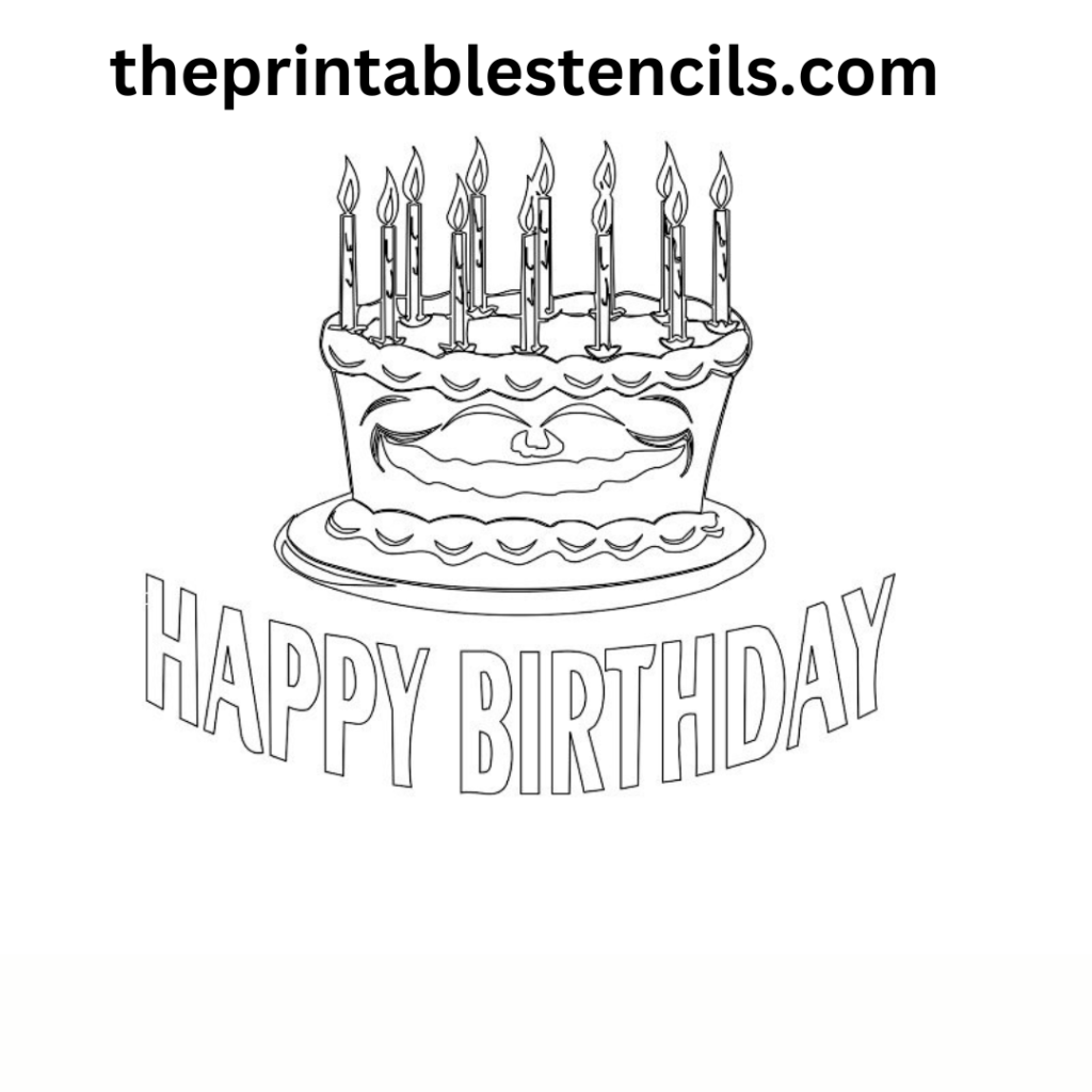Free Printable Cake Stencils Templates