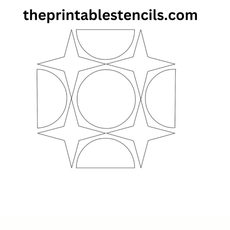 20 Free Printable Geometric Pattern Stencils