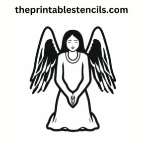 22 Free Printable Angel Stencils