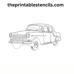 Free Printable Classic Car Stencils