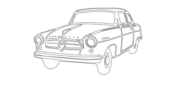 Free Printable Classic Car Stencils